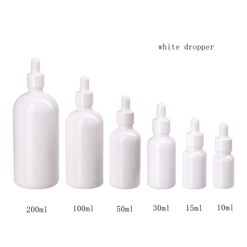 Juice Bottle Dropper - Dropper Flessen Wit Porselein Glas 5-100Ml