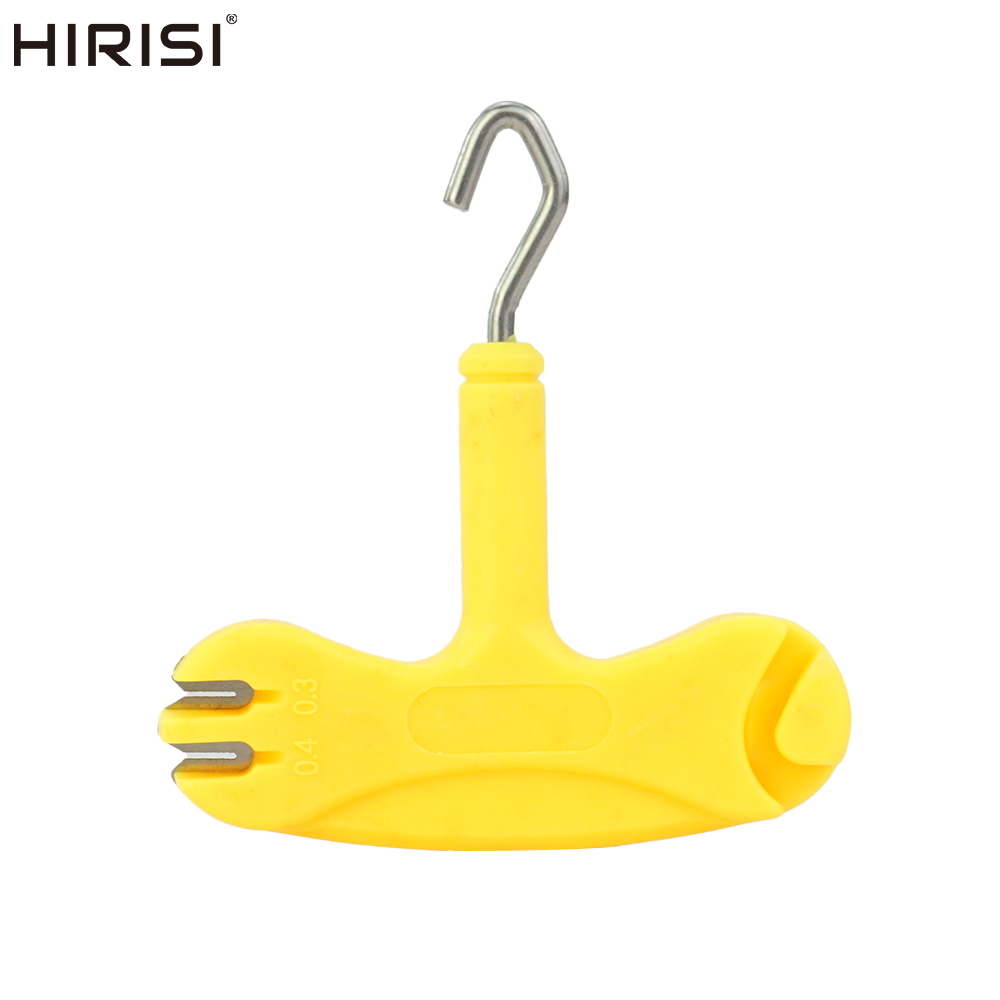 Mesh Coil Strip - Hirisi Karpervissen Tool Knooptrekker Lijnstripper om