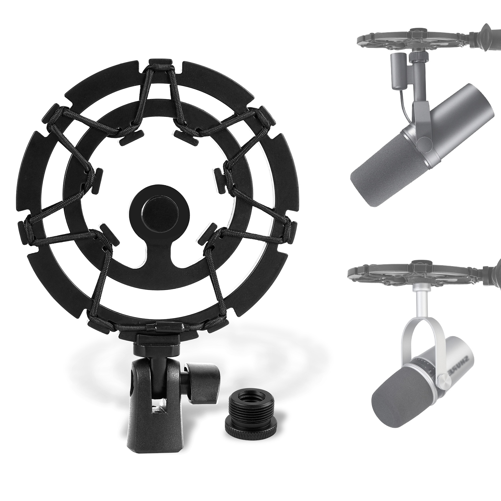 Shure Mic Sm7B - Geekria Microfoon Schokdemper Anti-Vibratie Microfoonhouder Voor