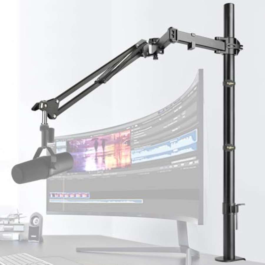 Shure Mic Sm7B - Microfoonarm, in hoogte verstelbare microfoonstandaard met