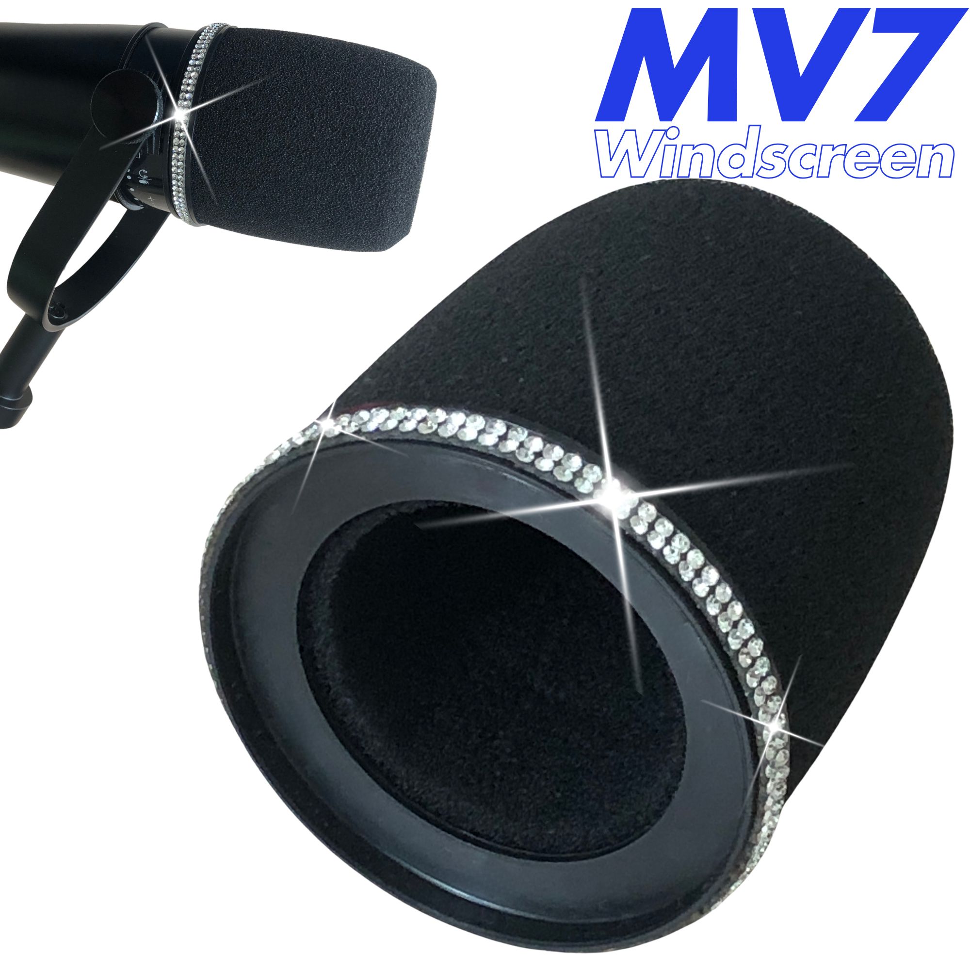 Shure Mic Sm7B - Shining MV7 Popfilter voor Shure MV7,