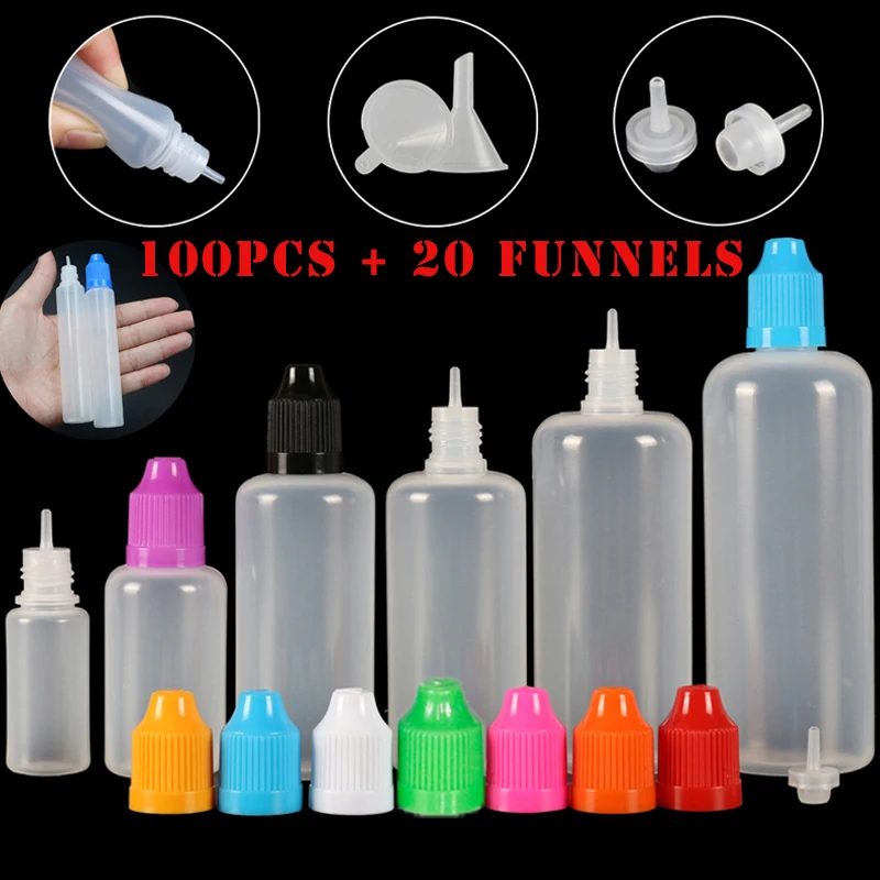 100 stks 3/5/10/15/20/30/50/10 - Juice Bottle Dropper recensie en prijs