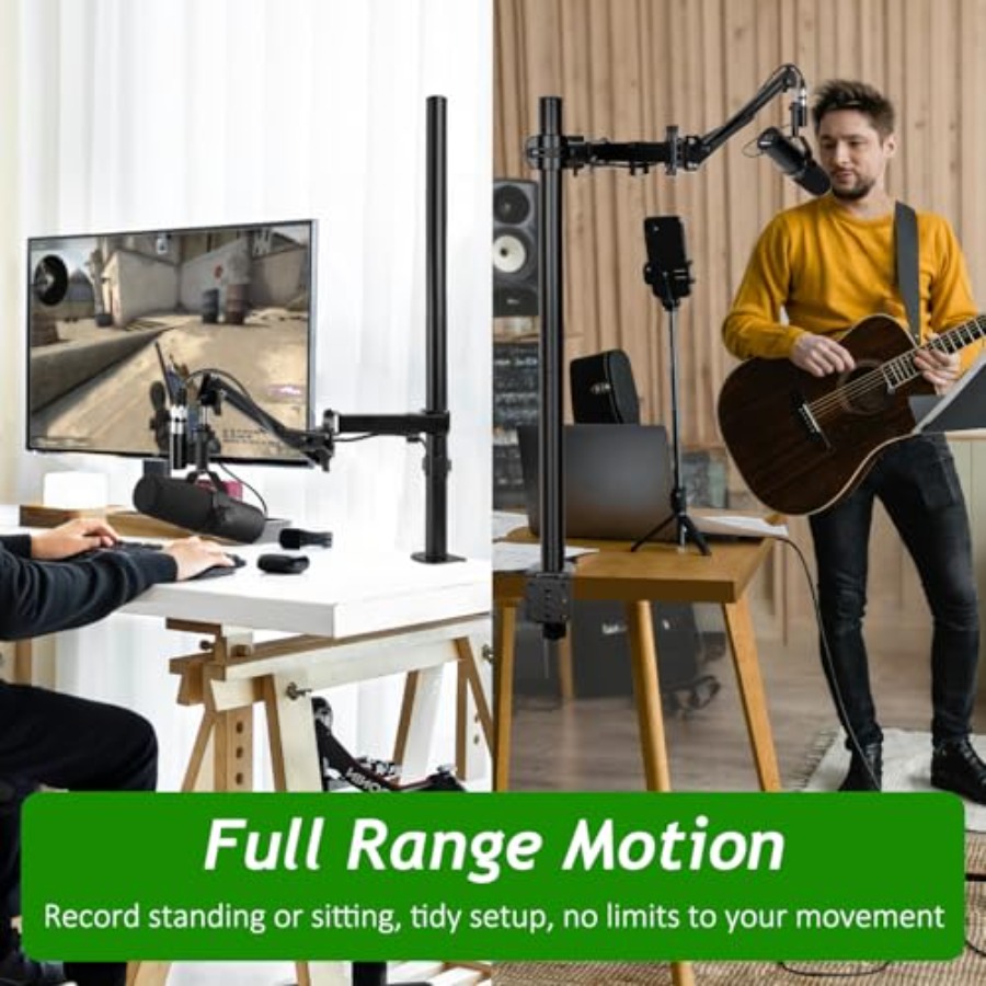 Microfoonarm, in hoogte verste - Shure Mic Sm7B recensie en prijs